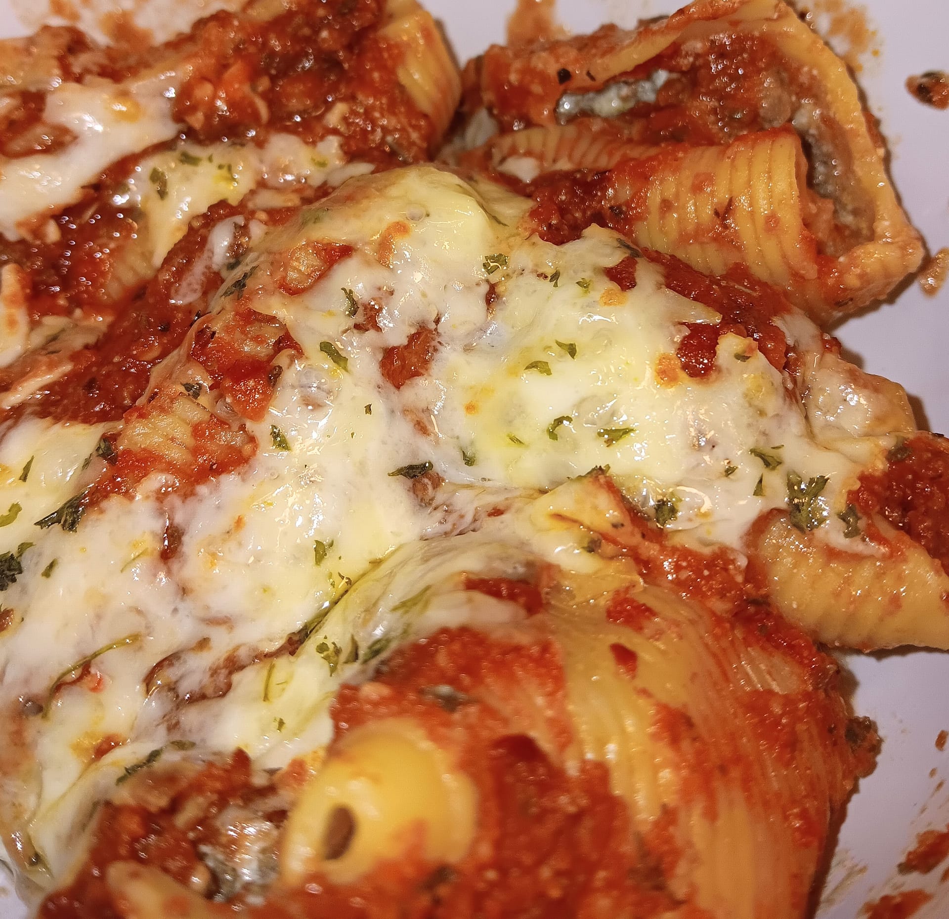 Easy Lasagna Stuffed Shells